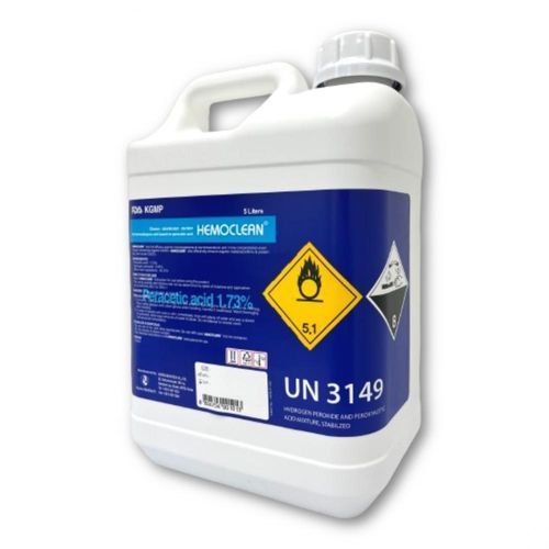 Disinfettante per dispositivi di emodialisi - HEMOCLEAN - Huons Meditech - liquido / 5000 ml / a base di acido peracetico