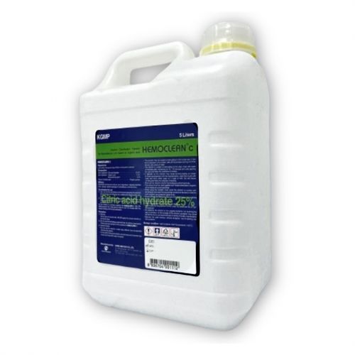 Disinfettante per dispositivi di emodialisi - HEMOCLEAN C - Huons Meditech - liquido / 5000 ml / a base di acido citrico