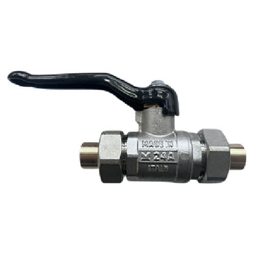 Valvola di arresto - PN20 - Md S.r.l. Medical Gas Equipment - a sfera / per macchina di saldatura / ad ingombro ridotto