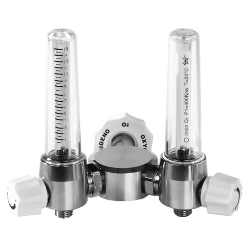 Flussometro doppio - Md S.r.l. Medical Gas Equipment - di ossigeno / per ospedali / medico