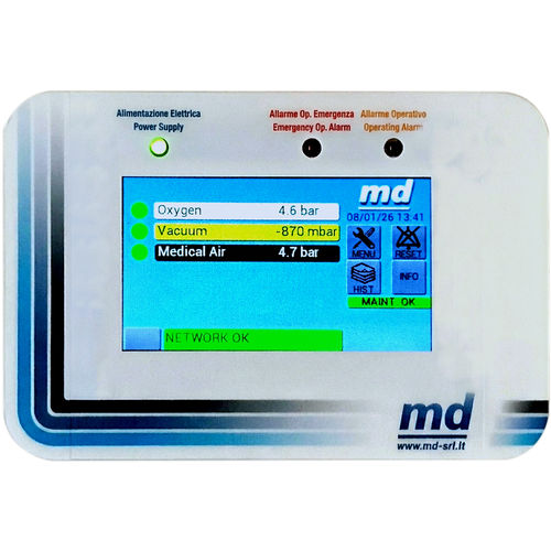 Sistema di allarme apriporta - Md S.r.l. Medical Gas Equipment - con touch screen