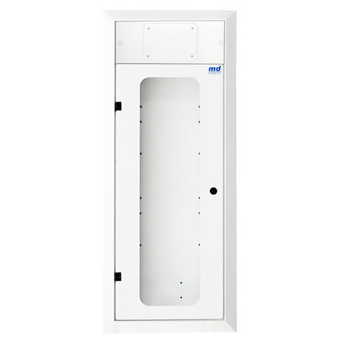 Armadio di sicurezza - flush - Md S.r.l. Medical Gas Equipment - per regolatore di pressione / da incasso / trasparente