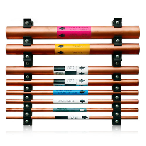 Guida con fissaggio al muro - Md S.r.l. Medical Gas Equipment