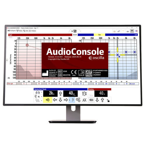 Software medico - AudioConsole - Oscilla - di audiometria / di gestione dati dei pazienti / di prova