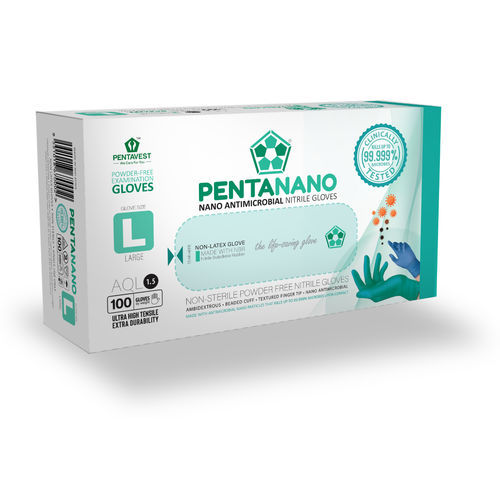Guanto in nitrile - Pentanano - Pentavest Holdings Sdn Bhd - medico / da doccia / da laboratorio