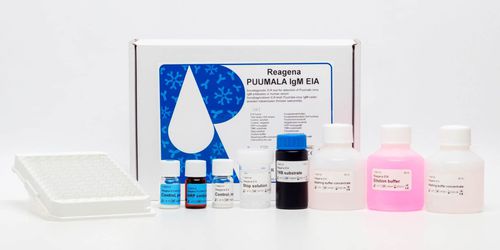 Kit di test per malattie infettive - EIA - Reagena Ltd. - d'IgG / di IgM / del virus Hantaan