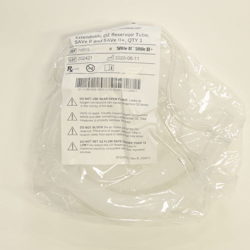 Tubo a ossigeno - F20072-10 - Safeguard Medical - riutilizzabile