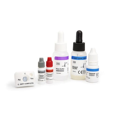 Test rapido per malattie infettive - QUIK CHEK COMPLETE ® - Techlab, Inc. - di glutammato desidrogenasi / del Clostridium difficile / per immunoanalisi enzimatica