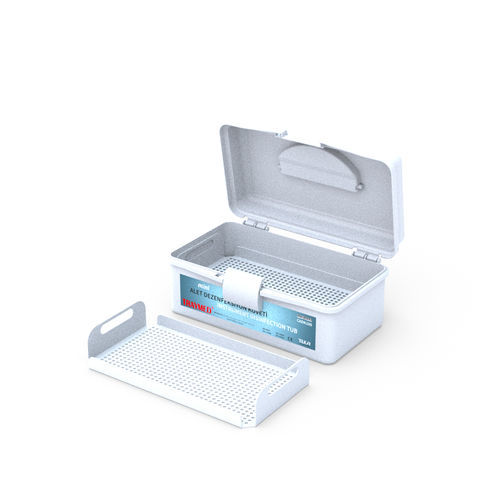 Contenitore di sterilizzazione per strumenti - CADK100 - Telkar Cevre Saglik Endustriyel Plastik San. ve Tic. .A.Ş. - perforato / autoclavabile