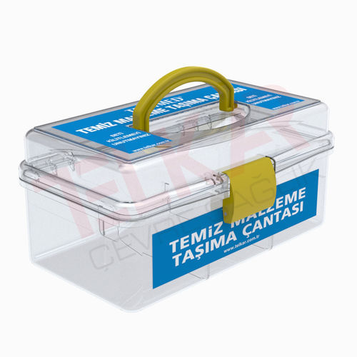 Scatola per strumenti chirurgici - CKM010T - Telkar Cevre Saglik Endustriyel Plastik San. ve Tic. .A.Ş. - da trasporto / in plastica / con coperchio