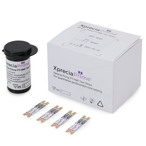 Striscia analitica di coagulazione - Xprecia Prime™  - Universal Biosensors Pty. Ltd. - dell'INR / da laboratorio / striscia reattiva