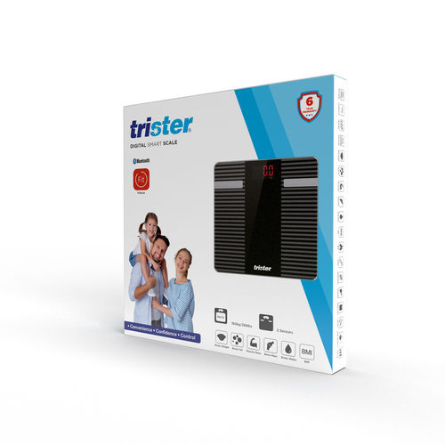 Bilancia pesapersone elettronica - 810011080157 - Trister - con piattaforma / con calcolo dell'IMC