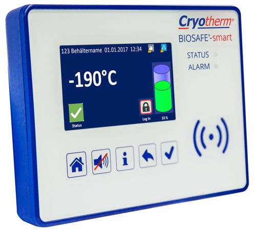 Sistema di gestione dell'automazione - BIOSAFE® smart - Cryotherm GmbH & Co. KG - RFID / di controllo accessi / per biobanche