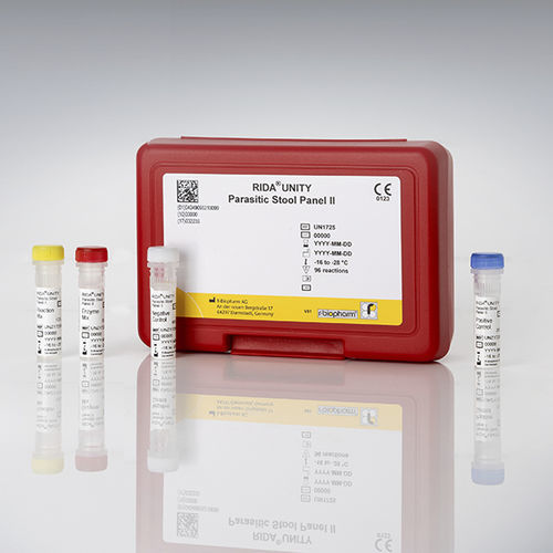 Kit di test per malattie gastrointestinali - RIDA®UNITY - R-Biopharm AG - di Giardia lamblia / di Cryptosporidium / di Entamoeba