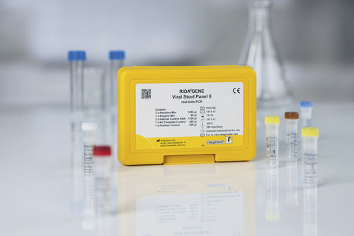 Kit di test per malattie gastrointestinali - RIDA®GENE - R-Biopharm AG - dell'adenovirus / del rotavirus / dell'astrovirus