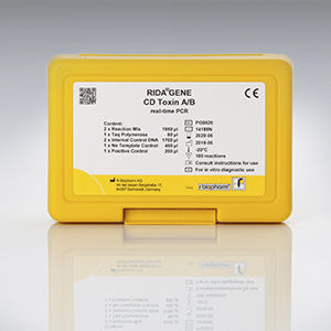 Kit di test del Clostridium difficile - RIDA®GENE - R-Biopharm AG - per infezioni nosocomiali / per feci / per PCR real-time