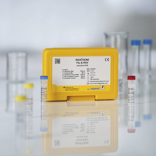 Kit di test dell'influenza - RIDA®GENE - R-Biopharm AG - del virus sinciziale respiratorio / del virus sinciziale respiratorio / clinico