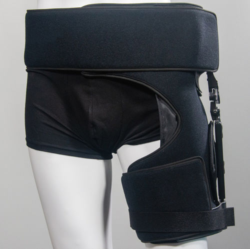 Ortesi per anca - OTC-HP002 - Ortocare - abduzione delle gambe / articolata / con rinforzi flessibili