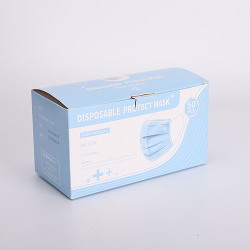 Mascherina di protezione in tessuto - Rongbo Medical - semimaschera / per adulti / scatola da 50 pezzi