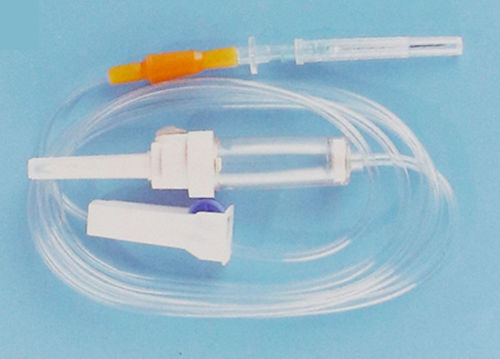 Set di infusione con camera di gocciolamento - 1067 - Rongbo Medical - con rubinetto