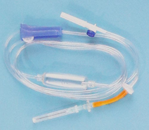 Set di infusione con camera di gocciolamento - 1059 - Rongbo Medical - con rubinetto