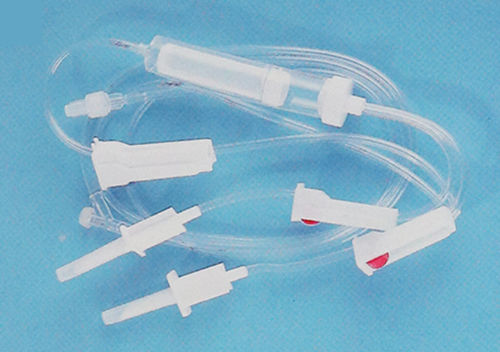 Set per trasfusione di sangue - 1070 - Rongbo Medical - con connettore a Y / con camera di gocciolamento / con rubinetto