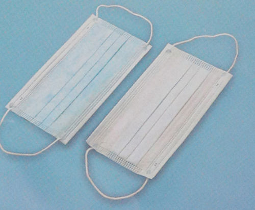 Mascherina chirurgica per adulti - 1050 - Rongbo Medical - blu / a tre strati