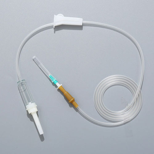 Set di infusione in polivinilcloruro (PVC) - 1.2/1.5/1.9 - Rongbo Medical - con camera di gocciolamento / con filtro per la prevenzione della contaminazione da particelle / con rubinetto