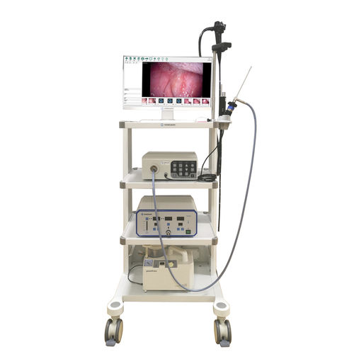 Laparoscopio veterinario video - VET-0305Y - Gongjiang Endoscopy Instruments - con video monitor integrato / con canale operativo