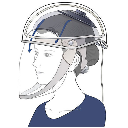 Schermo facciale medico - Down Flow - Citizen Chiba Precision