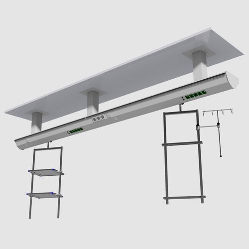 Trave tecnica a soffitto - Optima - Mtg Gmbh - per terapia intensiva