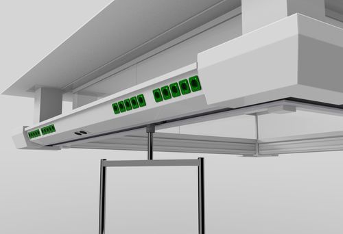 Trave tecnica a soffitto - Verso-OR - Mtg Gmbh - per terapia intensiva