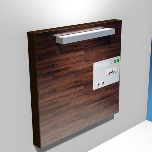Trave testaletto a muro - Ligno - Mtg Gmbh - per sala trattamenti