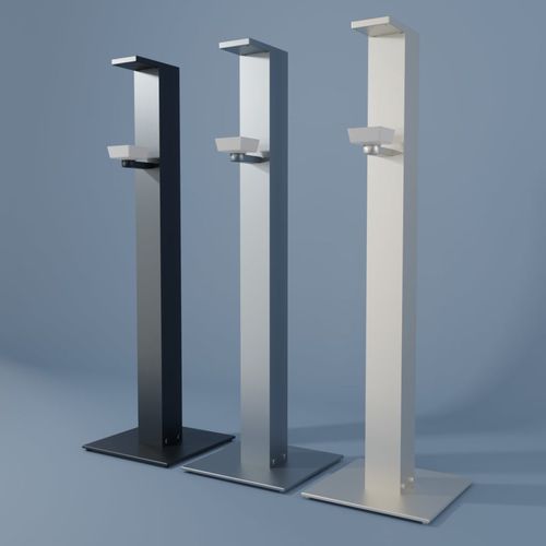 Dispenser igienizzante da terra - Asepta - Mtg Gmbh - con azionamento a mano