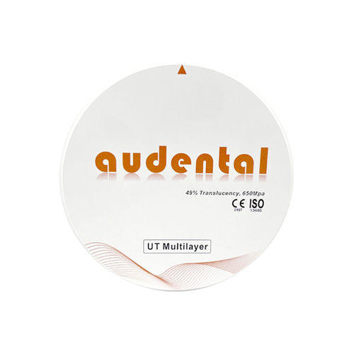 Materiale odontoiatrico in zircone - UT Multilayer - Audental Bio-Material Co., Ltd - per ponti dentali / per corone dentali / CAD CAM