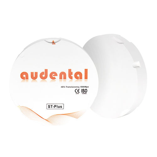 Materiale odontoiatrico in zircone - ST Plus White - Audental Bio-Material Co., Ltd - per ponti dentali / per corone dentali / per inlay