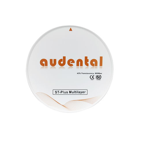 Materiale odontoiatrico in zircone - ST Plus Multilayer - Audental Bio-Material Co., Ltd - per ponti dentali / per corone dentali / per faccette dentali