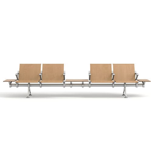 Seduta su barra per sala d'attesa - MASTER WOOD - IMAT - con braccioli / con tavolo / ergonomica