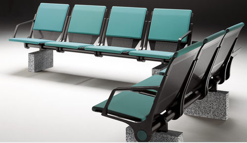 Seduta su barra per sala d'attesa - ESTAR - IMAT - con tavolo / ergonomica