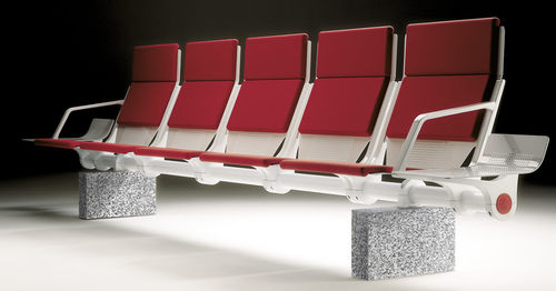 Seduta su barra per sala d'attesa - RELAX - IMAT - con tavolo / ergonomica