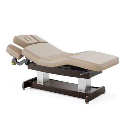 Lettino per spa elettrico - Union Salon - Jiangsu Sintang Health & Technology - con schienale ad altezza regolabile / con poggiatesta / con braccioli