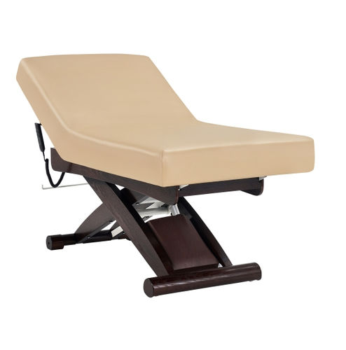 Lettino per spa elettrico - DST-3 - Jiangsu Sintang Health & Technology - su rotelle / a 2 sezioni