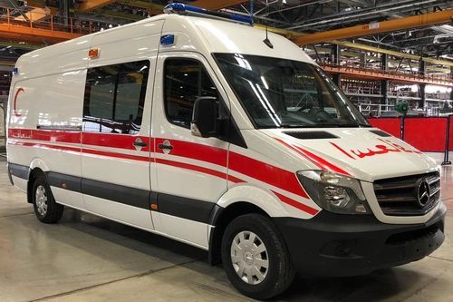 Ambulanza per terapia intensiva - Mercedes Sprinter  - eos ambulance - furgone / a 4 barelle / con ossigenoterapia
