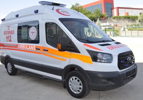 Ambulanza per terapia intensiva - Ford Transit - eos ambulance - furgone / a 4 barelle / con ossigenoterapia