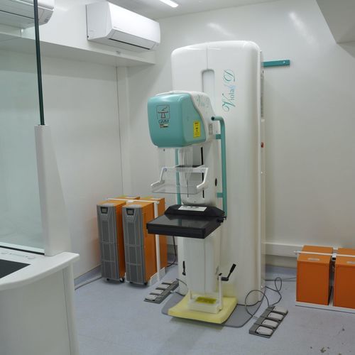 Unità mobile ospedaliera di ginecologia - eos ambulance - di rilevamento / per mammografia / per rimorchio