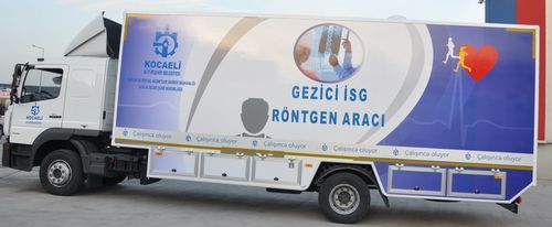 Unità mobile ospedaliera per radiografia - eos ambulance - con compartimenti