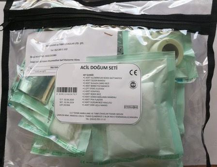 Kit medico di parto - eos ambulance - di emergenza / per maternità / per neonato