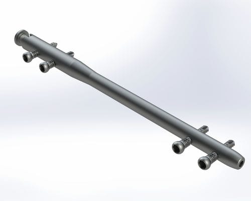Chiodo intramidollare per femore - AS.ARN.404 - Ases Orthopedics - fissazione prossimale / fissazione diafisaria / in titanio