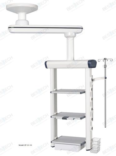 Braccio di distribuzione a soffitto - BT-26-1H - Bestech Technologies Co., Ltd - per terapia intensiva / per sala operatoria / semplice