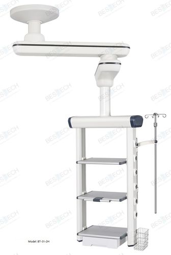 Braccio di distribuzione a soffitto - BT-31-2H - Bestech Technologies Co., Ltd - per terapia intensiva / per sala operatoria / semplice